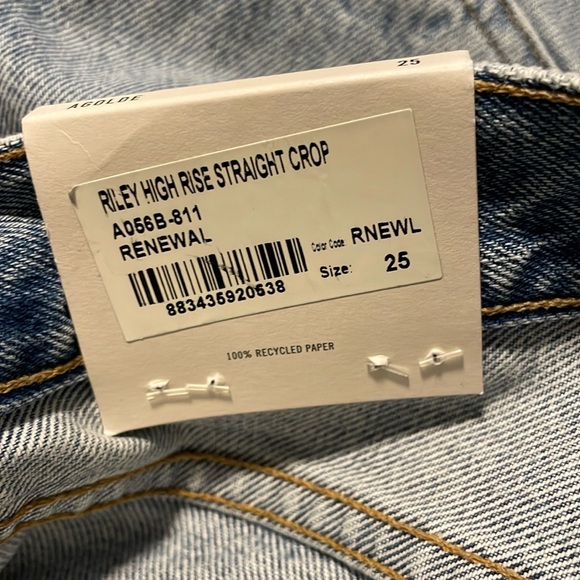 Agolde Jeans - Riley - Size 25 - NWT - Picture 4 of 6